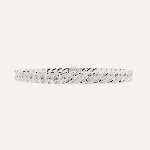 1 1/4 ctw Round Diamond Cuban Link Fashion Bracelet