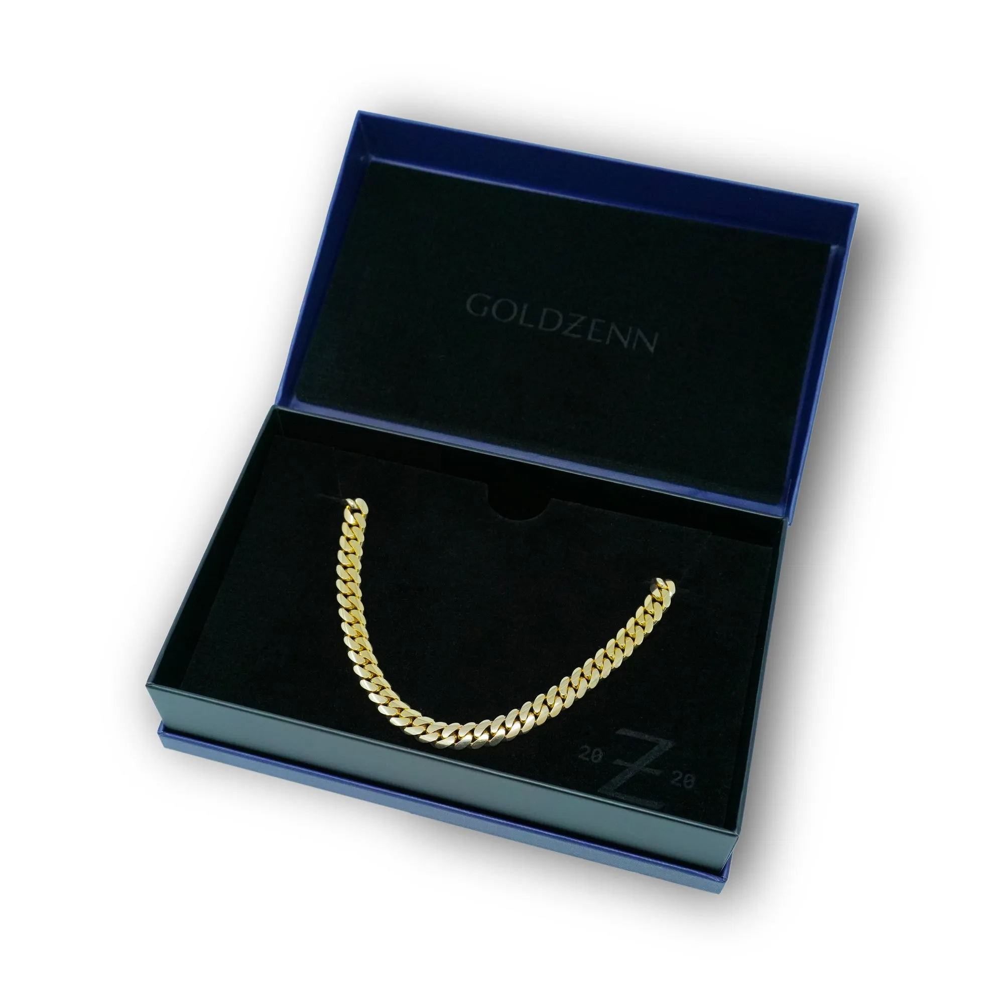 12mm Solid Gold Cuban Link Chain