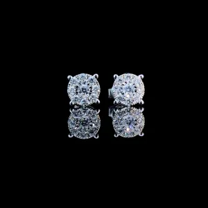 164270 - .75 ctw diamond earrings