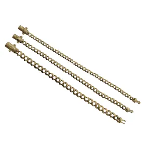 18KT Yellow Gold Men Miami Cuban