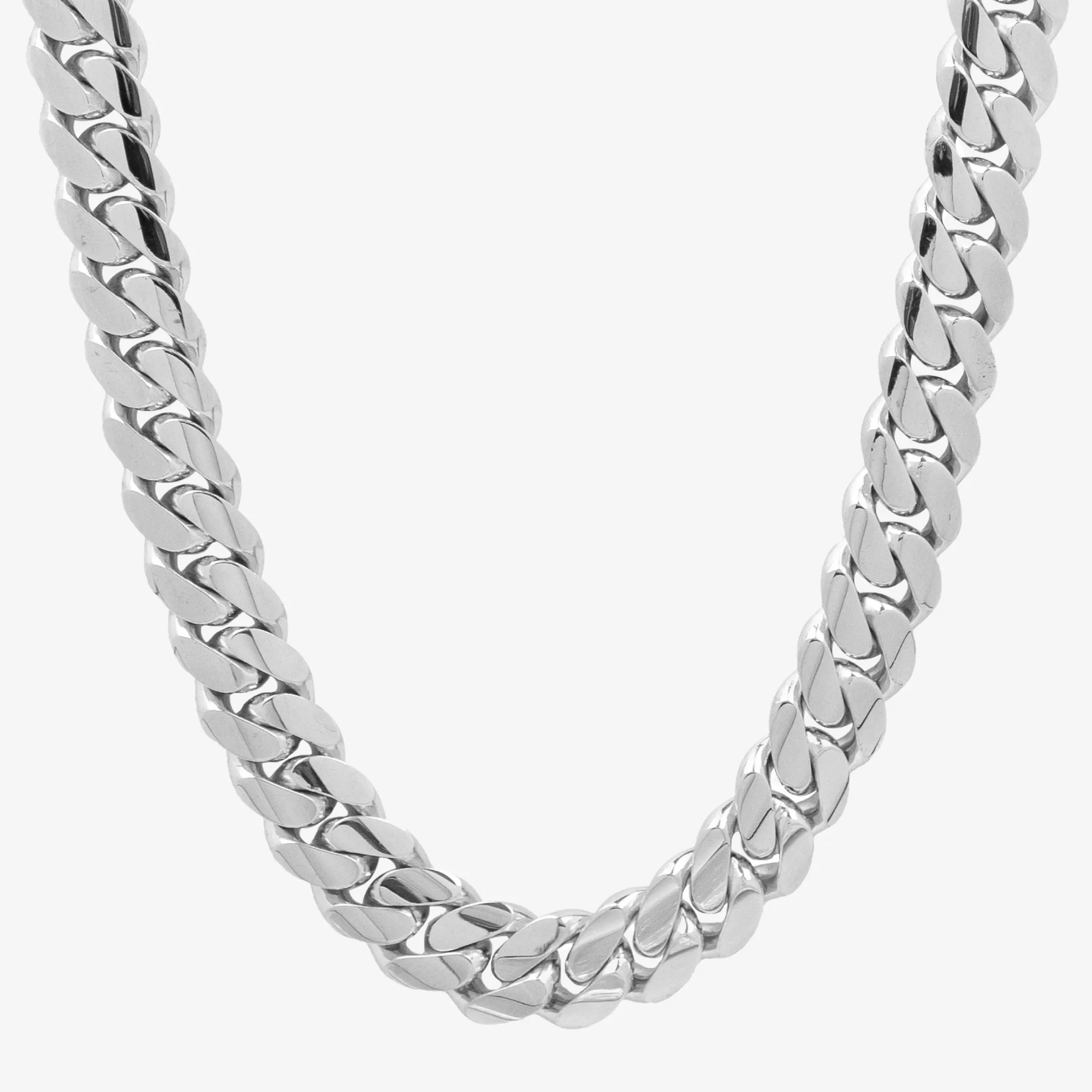 20mm Silver Cuban Link Chain – Handcrafted in 950 Silver