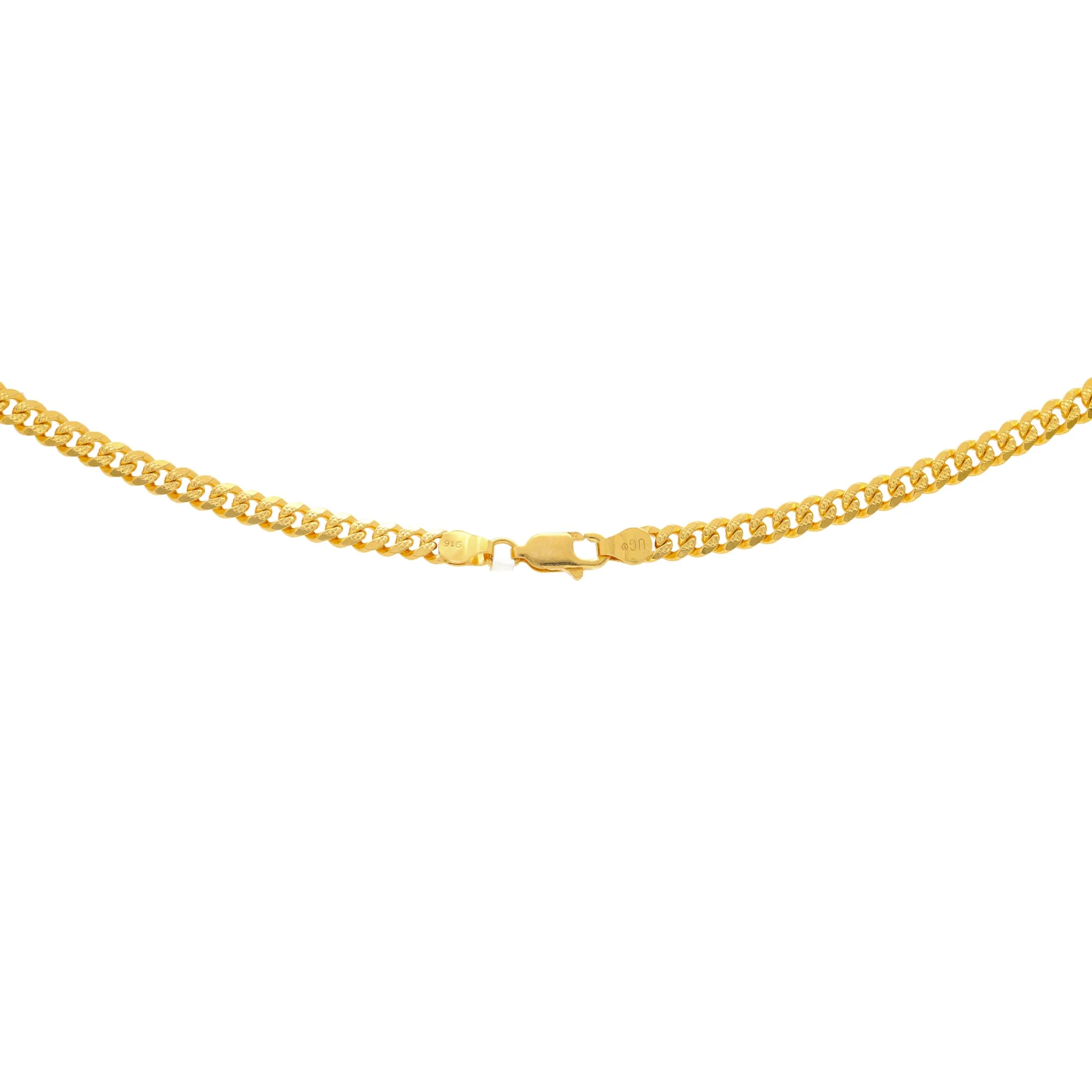 22K Yellow Gold 22in Cuban Link Chain (25.5gm)