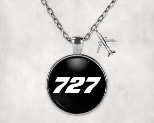 727 Flat Text Designed Necklaces