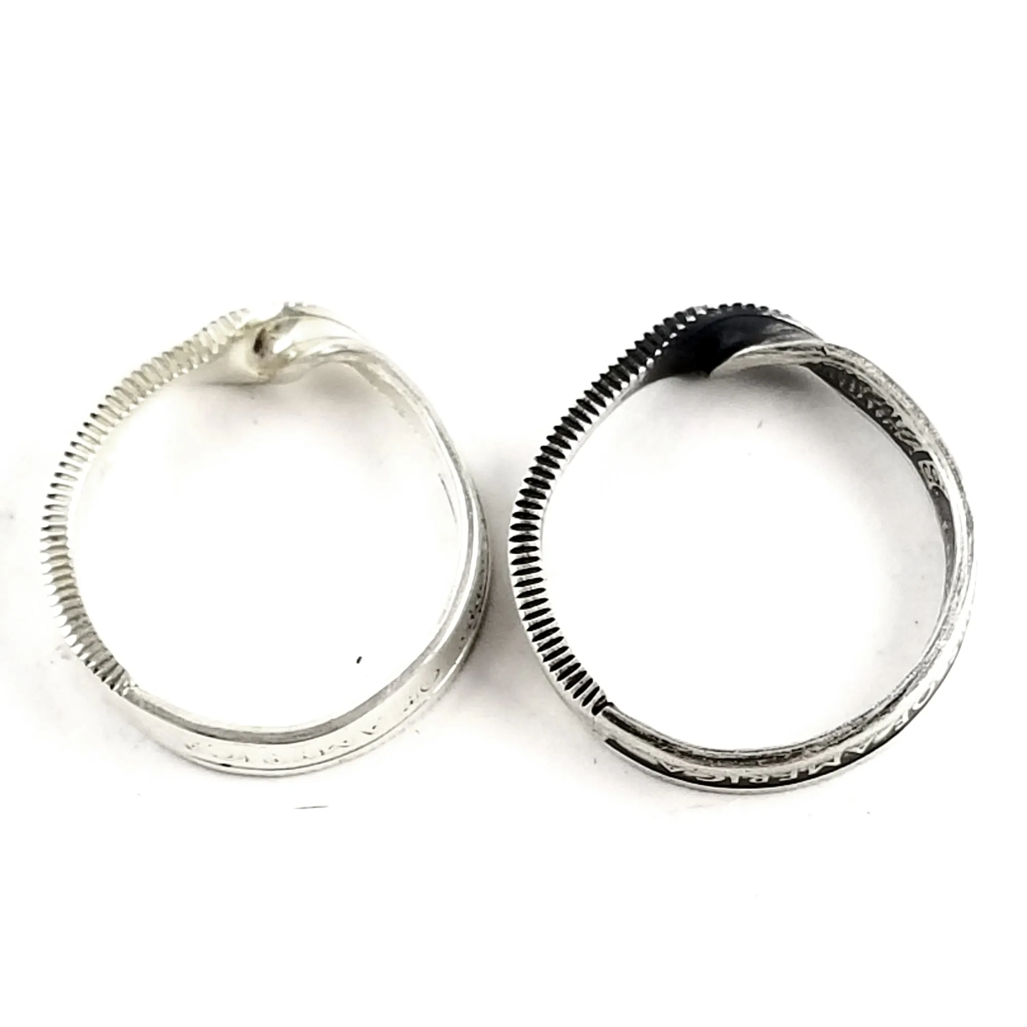 90% Silver State Quarter Twisted Coin Ring