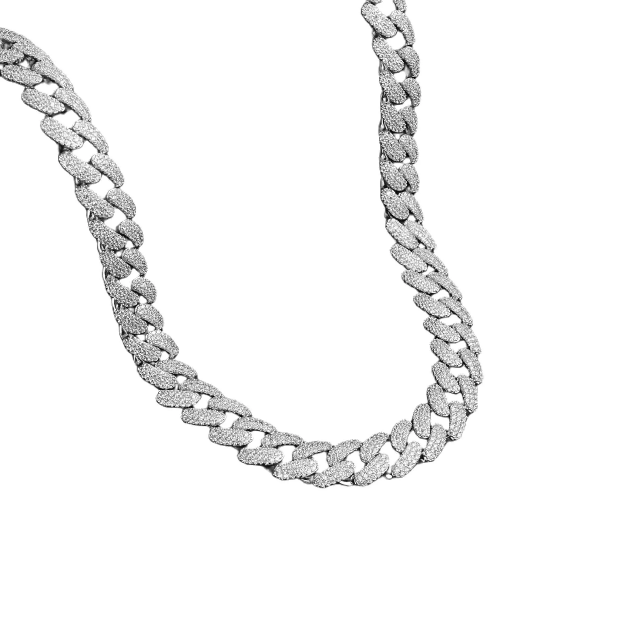 ANGUS 10 MM 925 Sterling Silver Cuban Link Chain - 22 Inch Luxury Edition