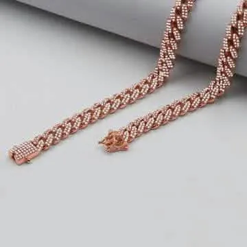 ANGUS 10 MM 925 Sterling Silver Cuban Link Chain - 22 Inch Luxury Edition