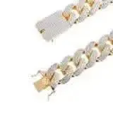 ANGUS 10 MM 925 Sterling Silver Cuban Link Chain - 22 Inch Luxury Edition
