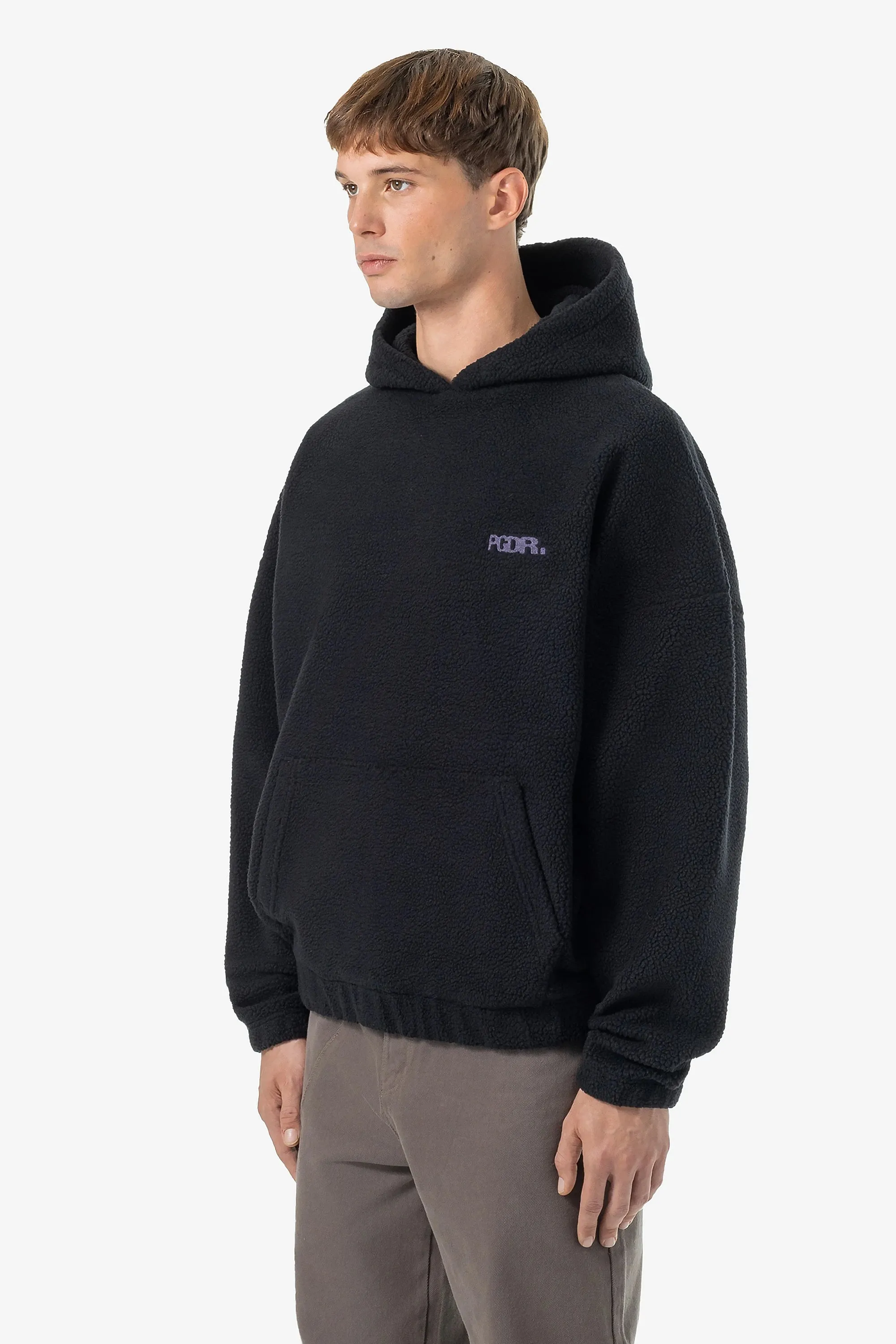 Baye Boxy Fleece Hoodie Black
