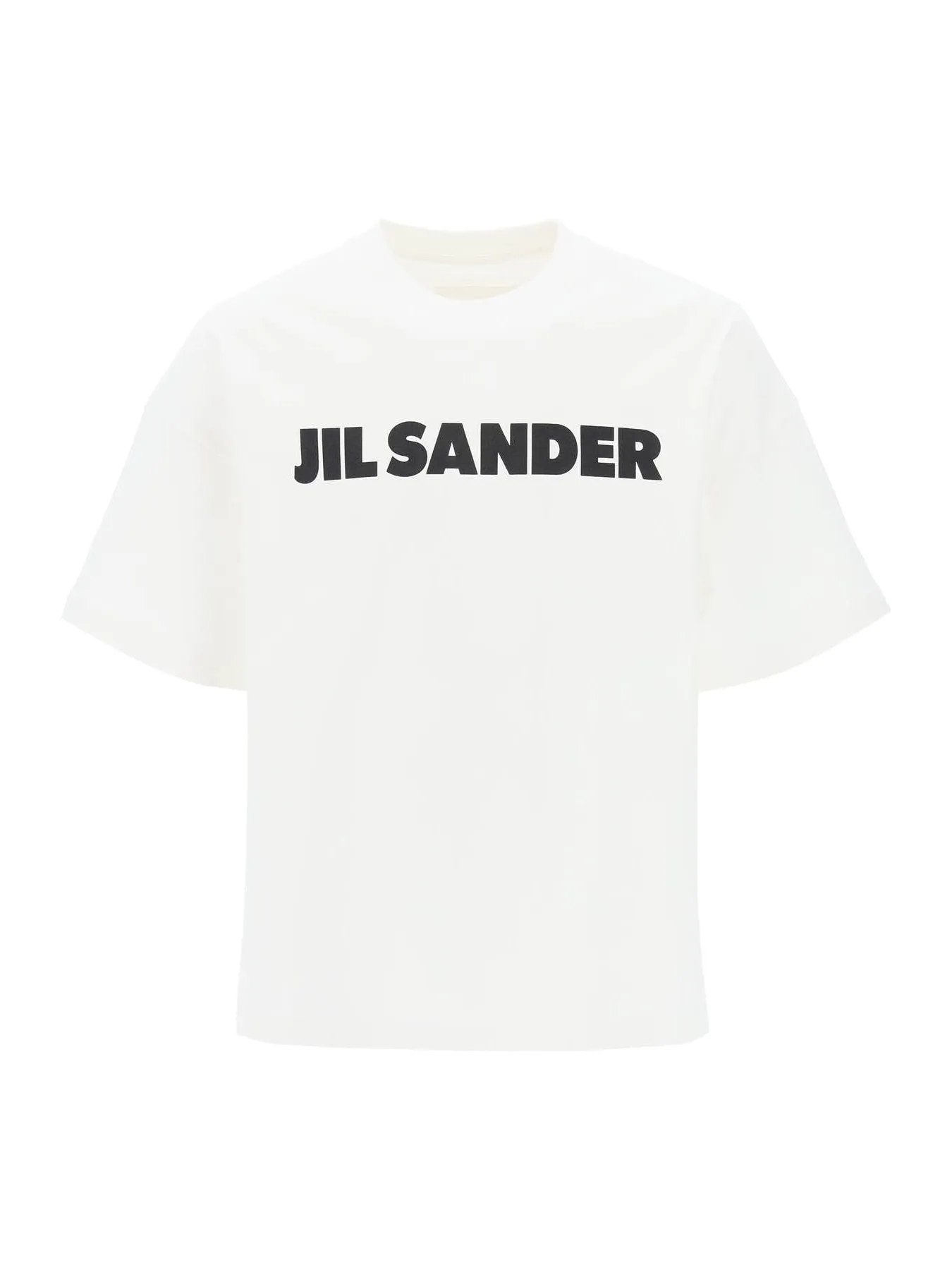 Boxy Logo Cotton T-Shirt
