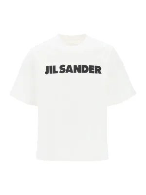Boxy Logo Cotton T-Shirt