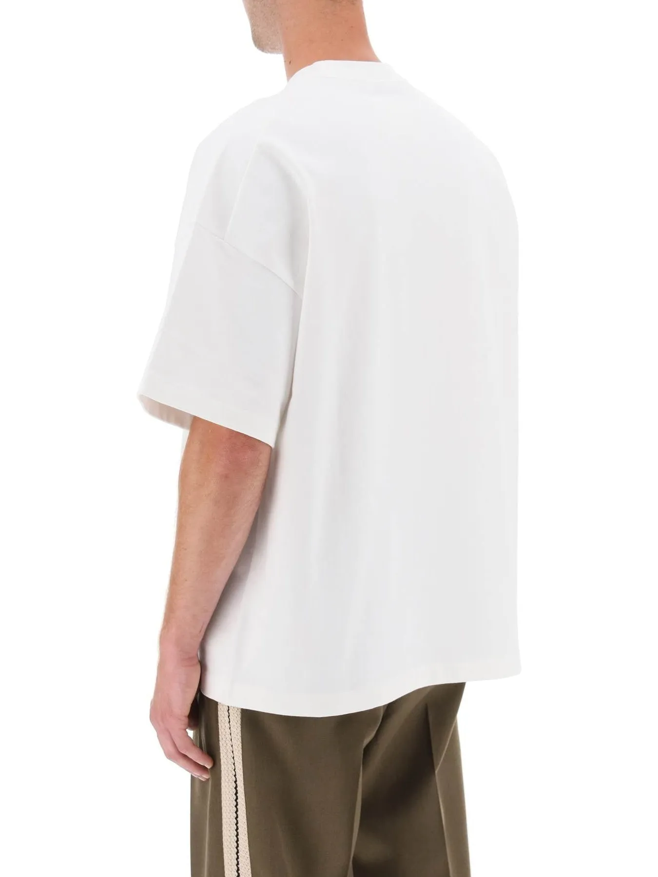 Boxy Logo Cotton T-Shirt