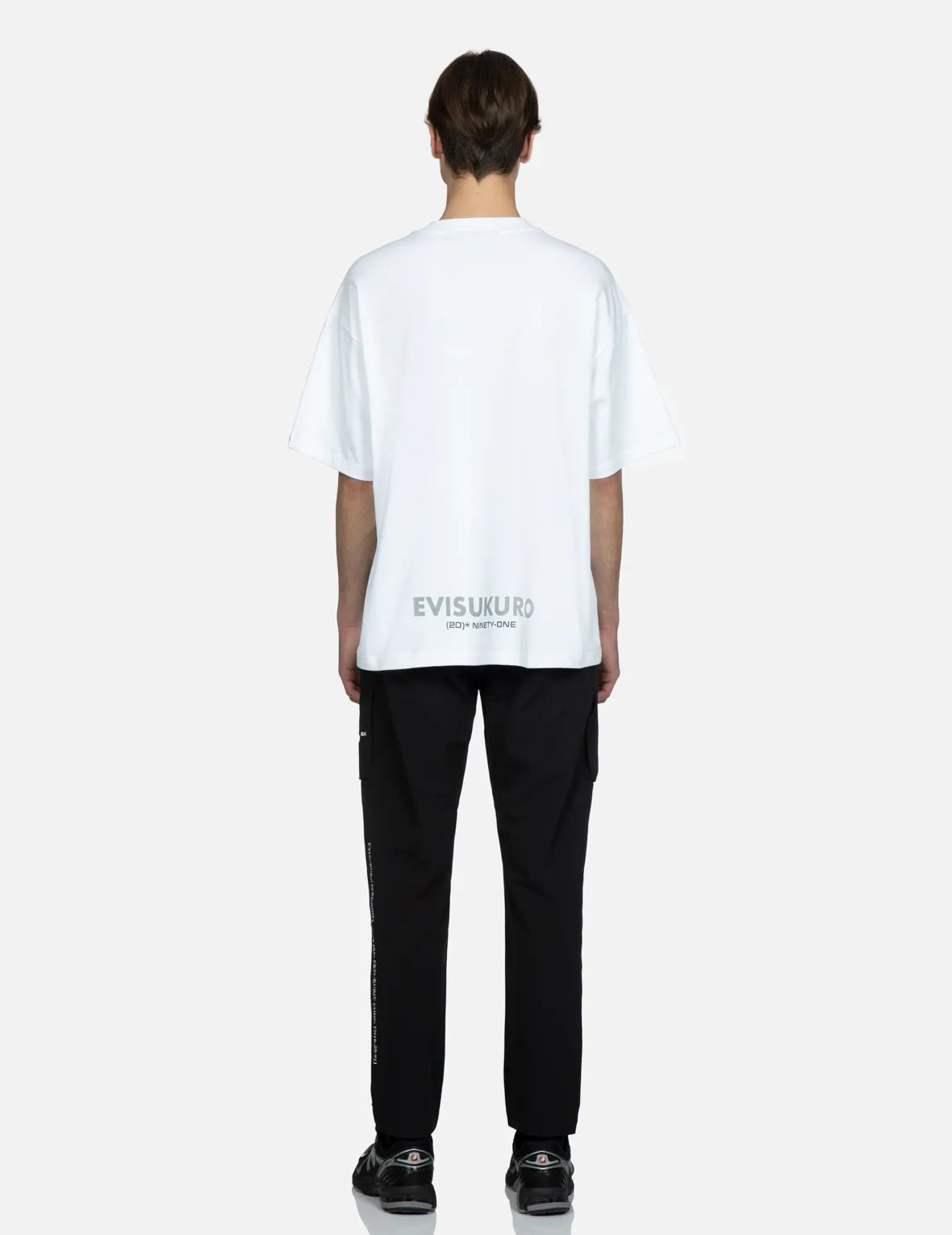 Boxy T-Shirt with Front Patchwork