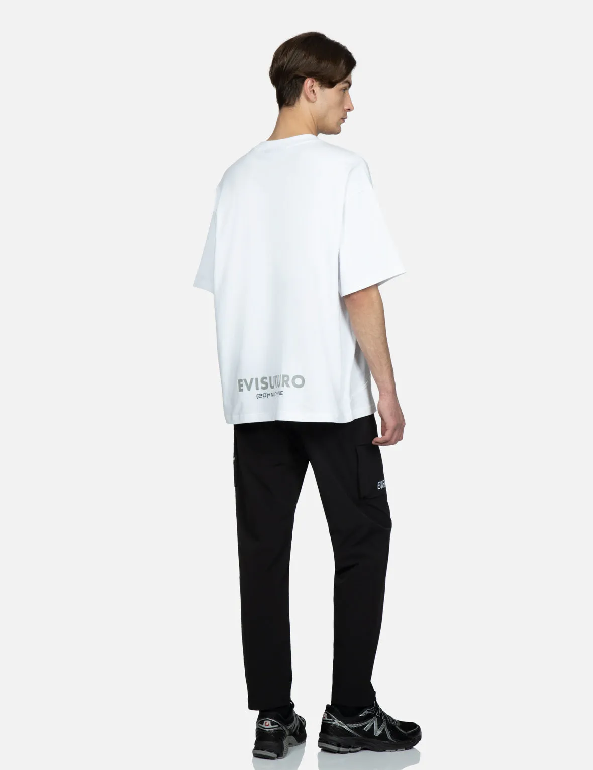 Boxy T-Shirt with Front Patchwork