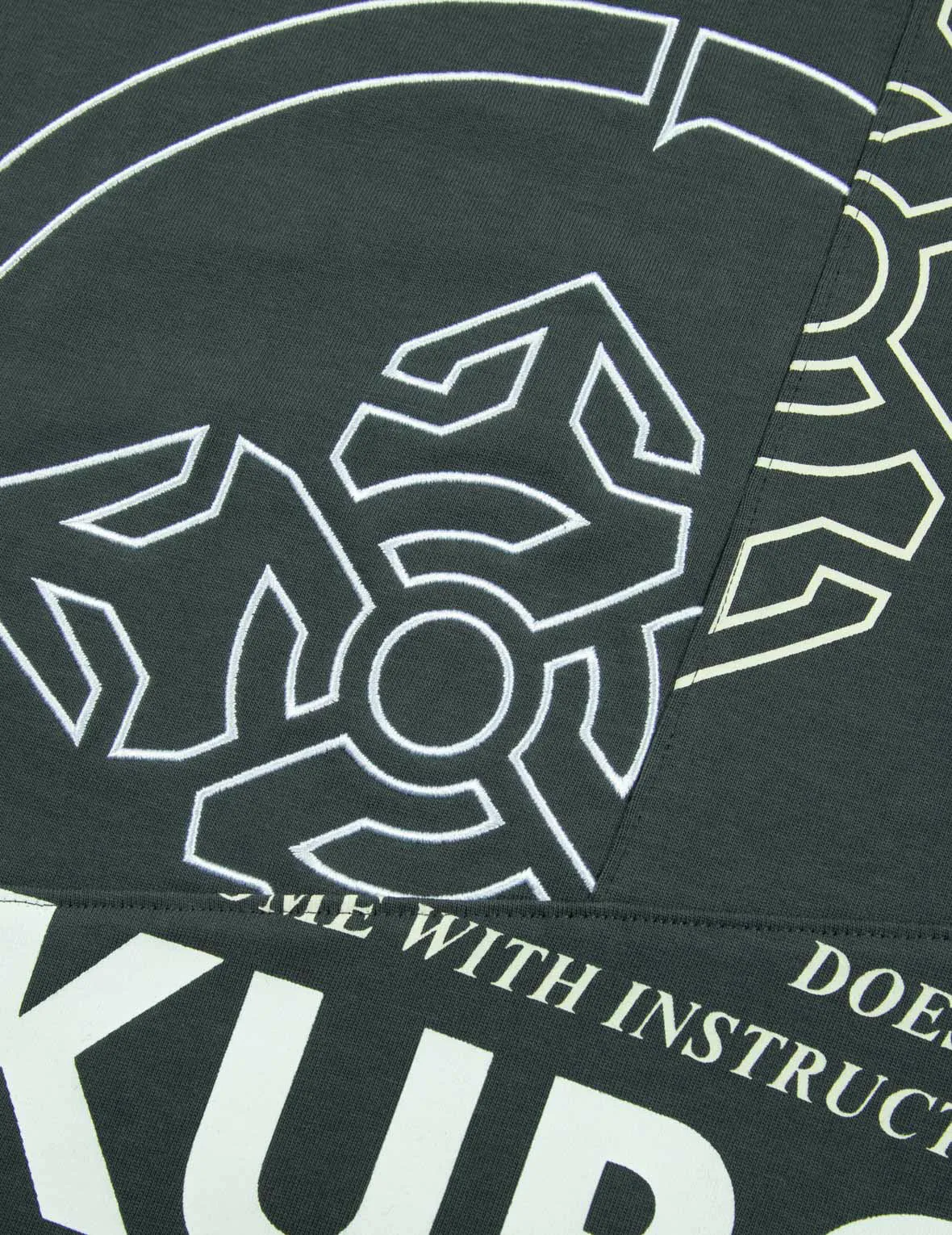 Boxy T-Shirt with Front Patchwork