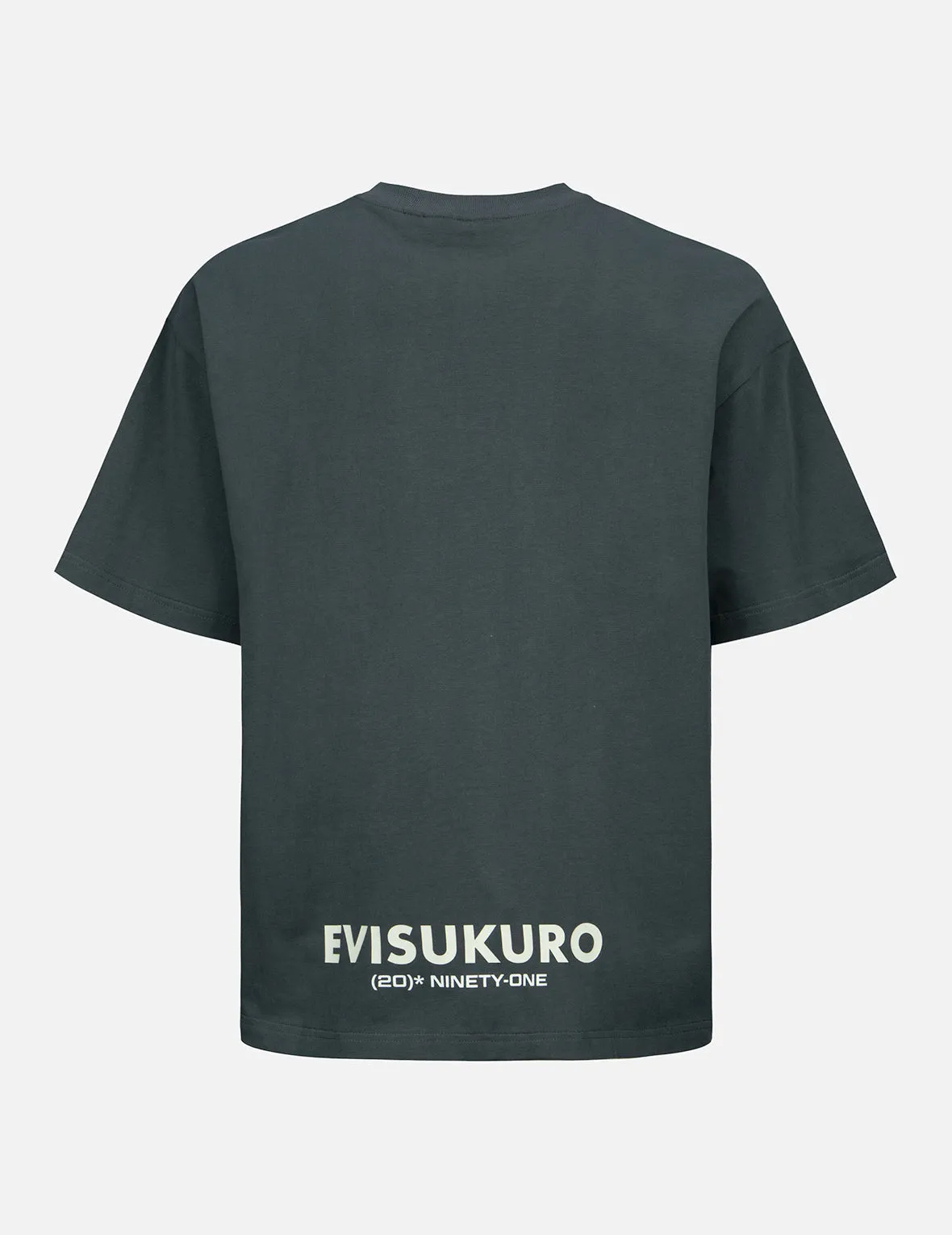 Boxy T-Shirt with Front Patchwork