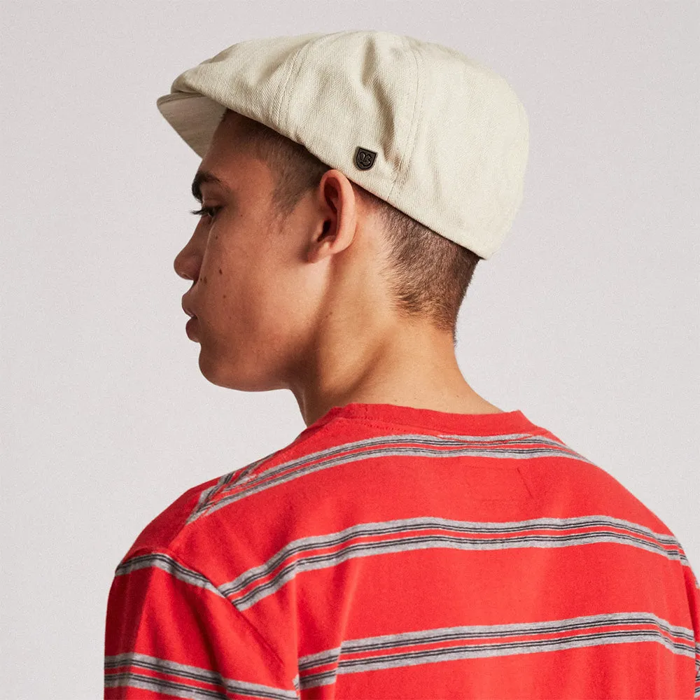 Brixton Hats Brood Newsboy Cap - Bone