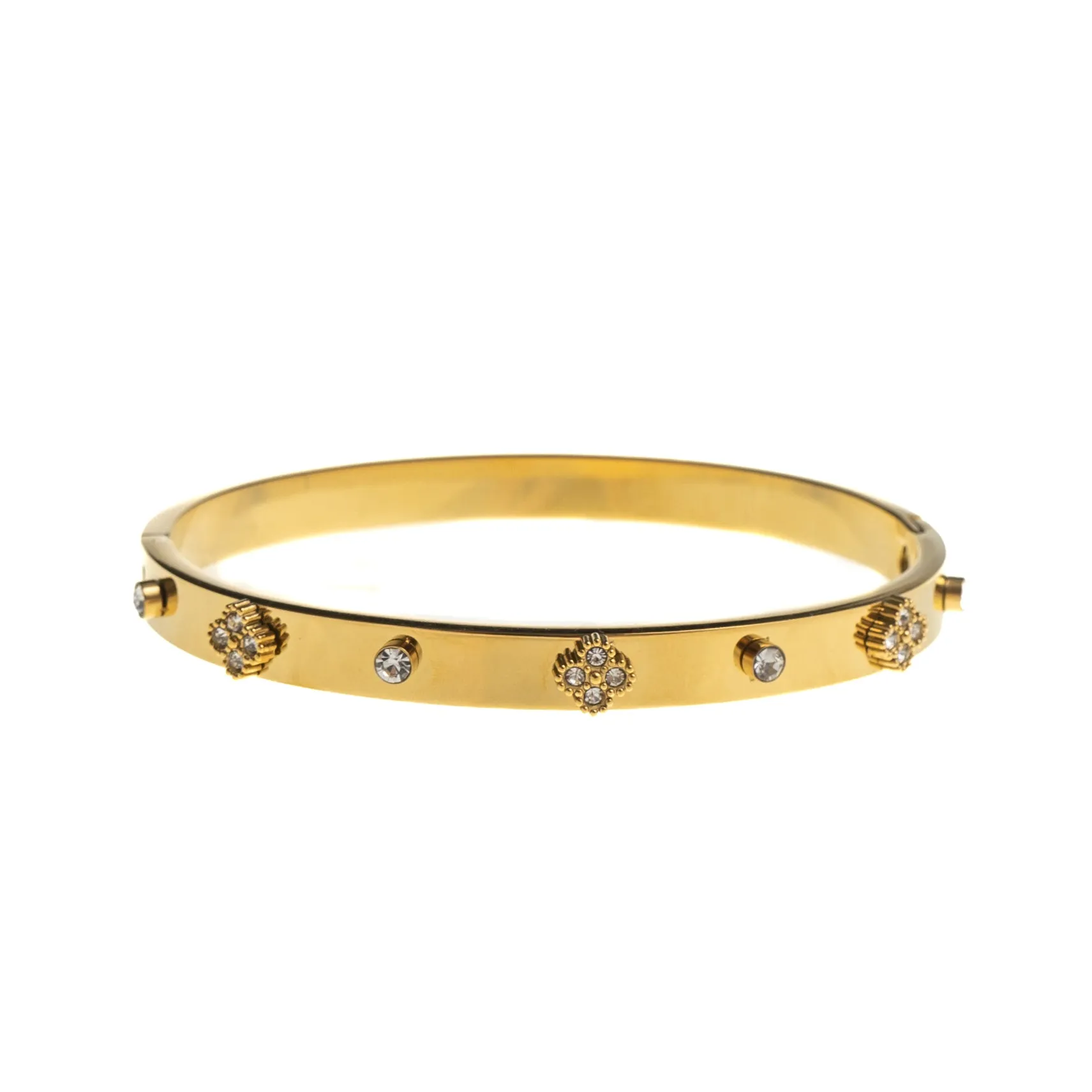 CLUSTER CLOVER BANGLE