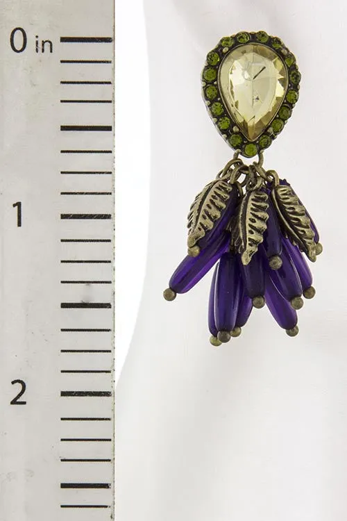 Cluster Drop Earrings