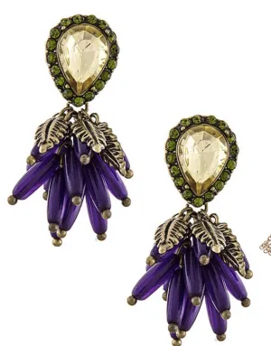Cluster Drop Earrings