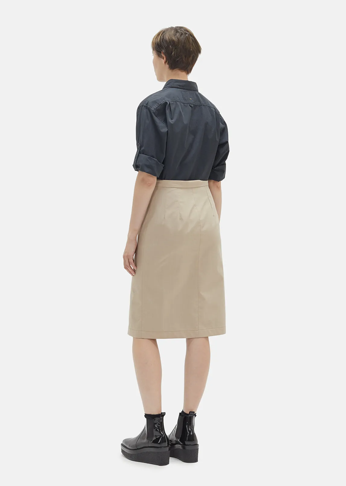 Compact Cotton Poplin Shirt