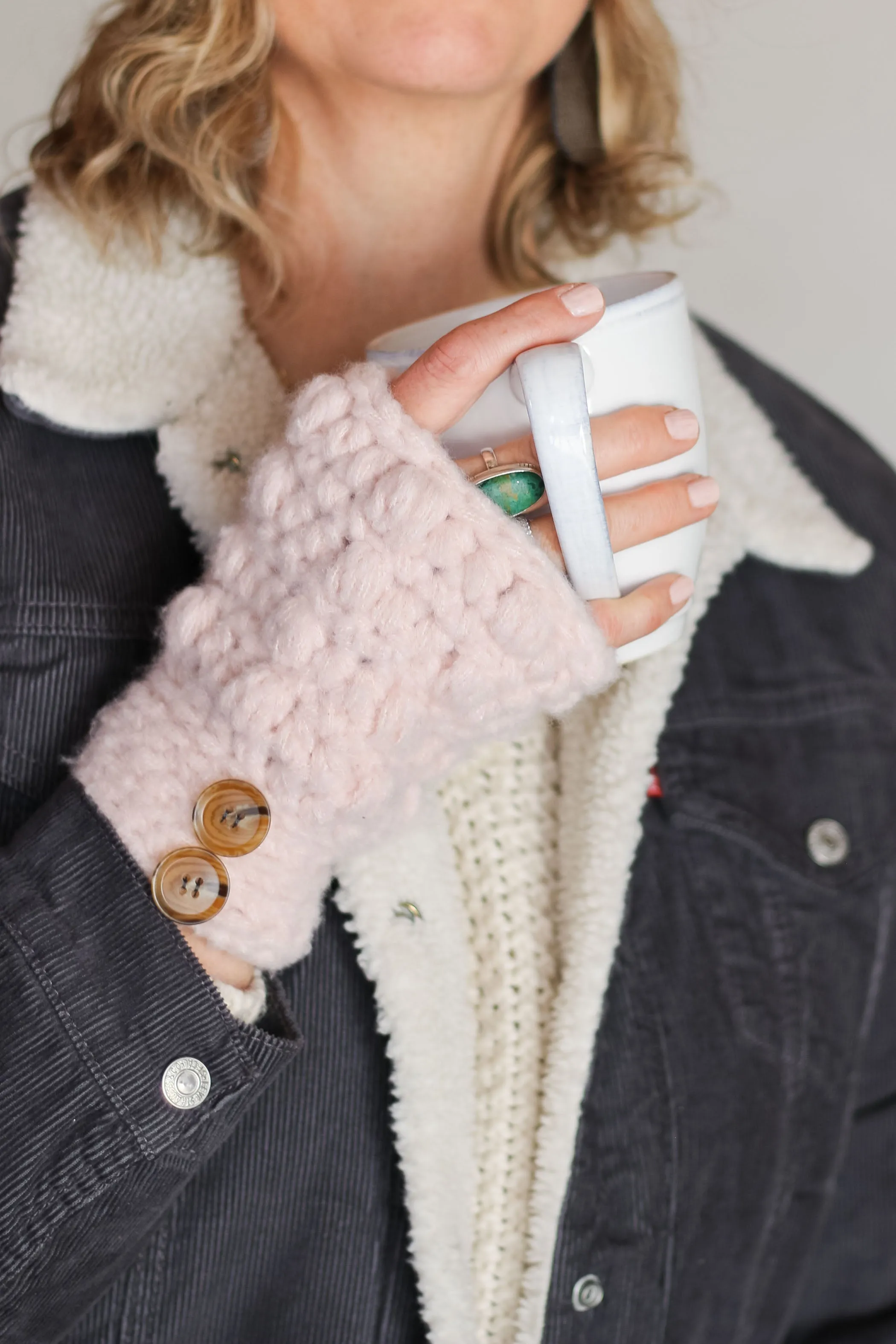 Crochet Newsboy Hat   Hand Warmers