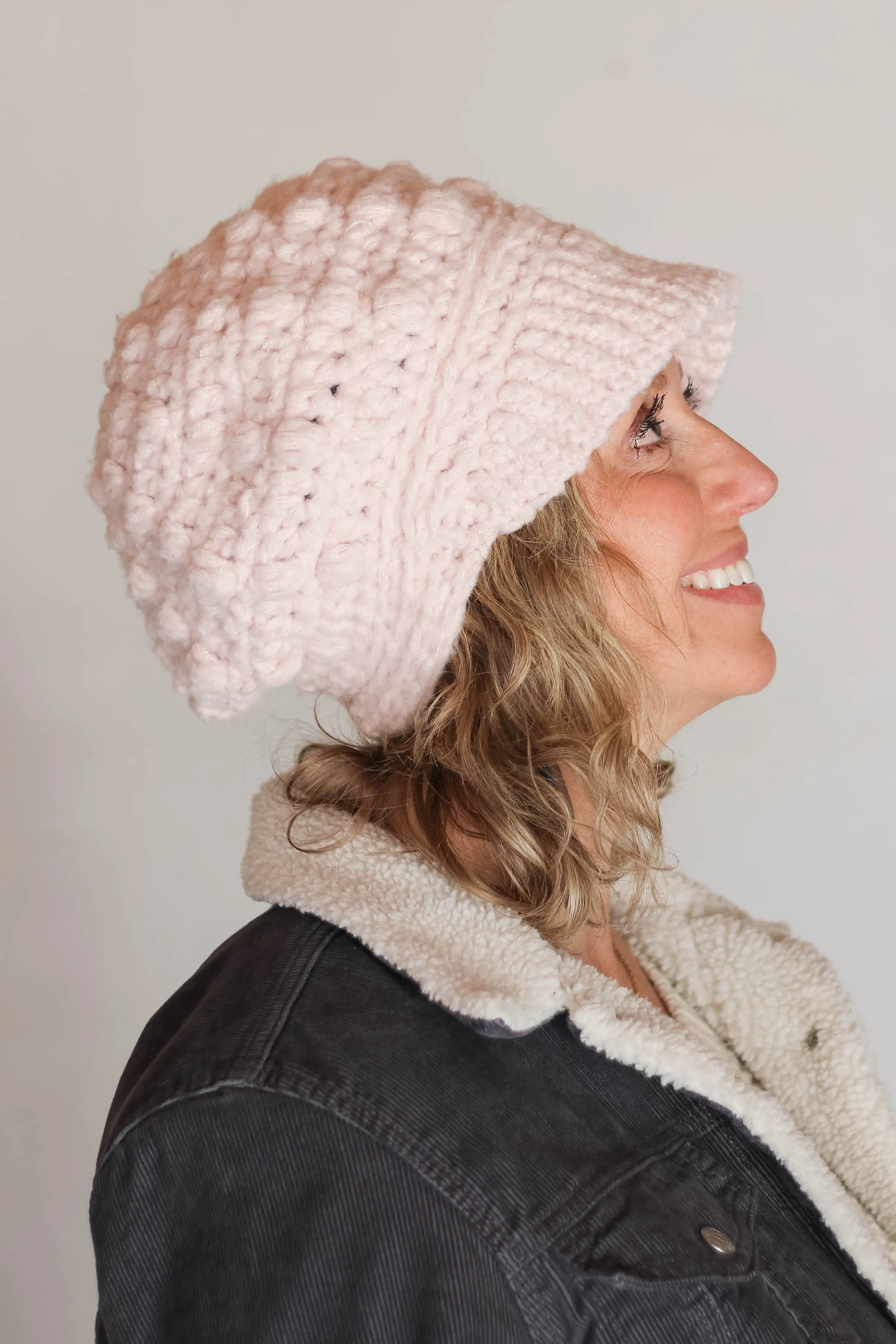 Crochet Newsboy Hat   Hand Warmers