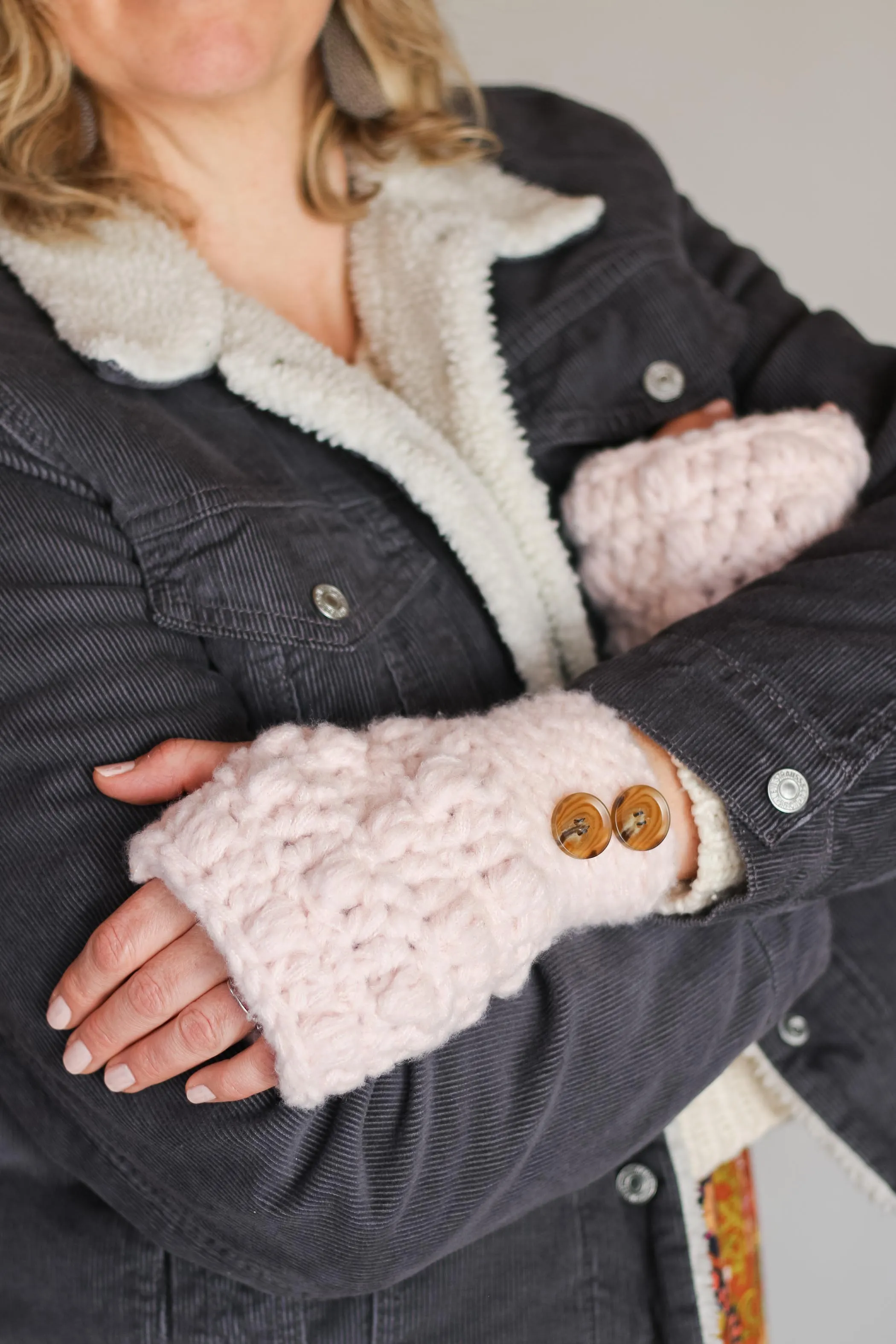 Crochet Newsboy Hat   Hand Warmers
