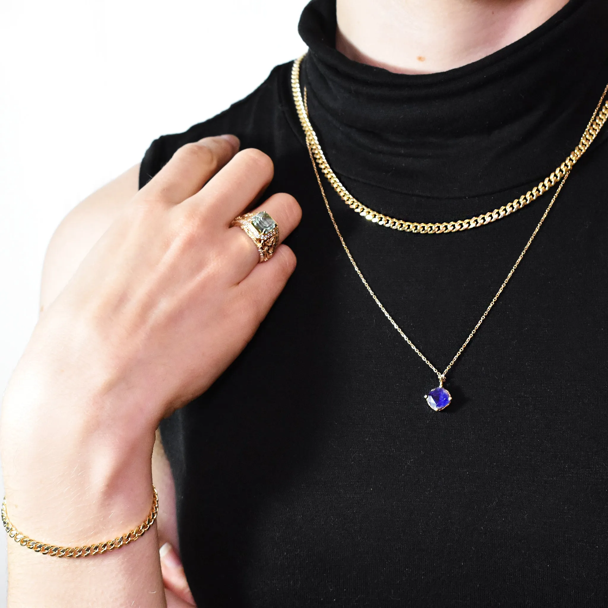 Cuban Chain in Yellow Gold