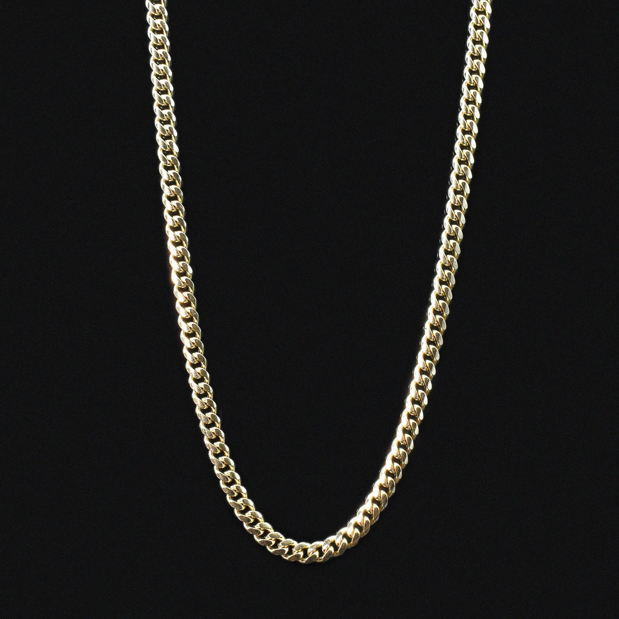 Cuban Chain in Yellow Gold