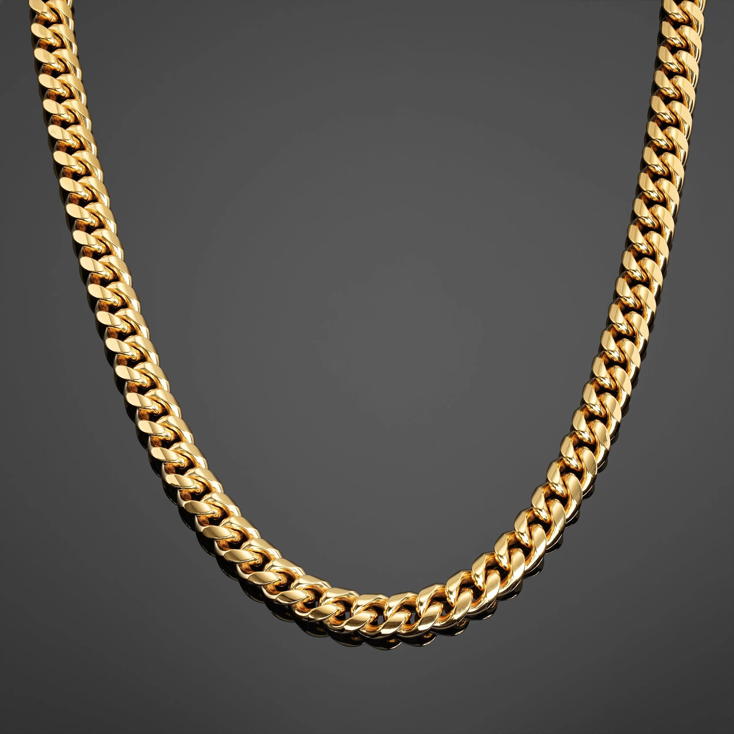 Cuban Link Chain 10mm - Gold RG164