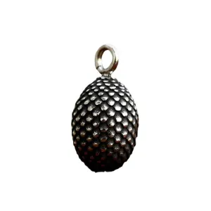 Custom Pine Cone Pendant in Titanium Steel for Men by Planderful