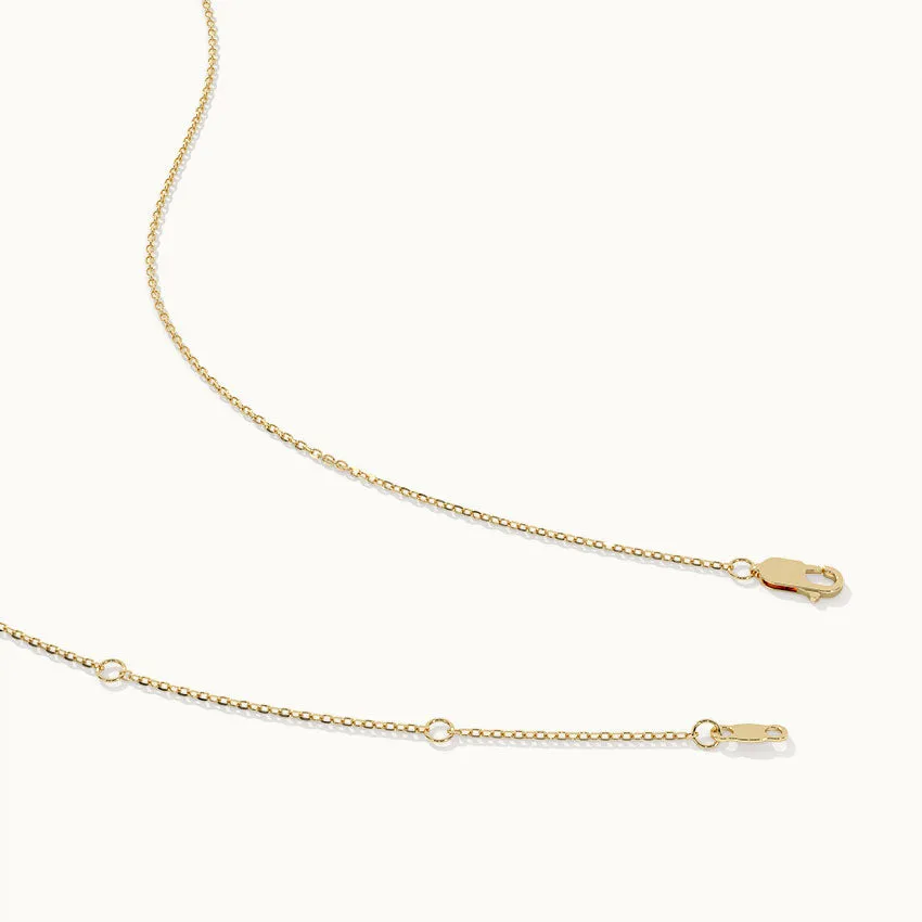 Diamond Bar Necklace