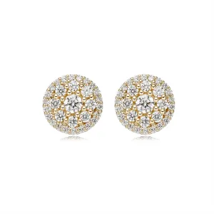 Diamond Cluster Earrings