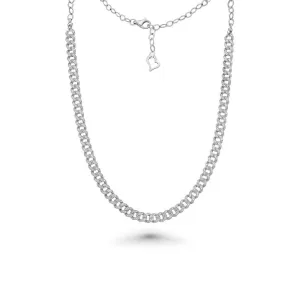 Diamond Cuban Link Chain Necklace (1.50 ct.) 6 mm Pave' Setting in 14K Gold