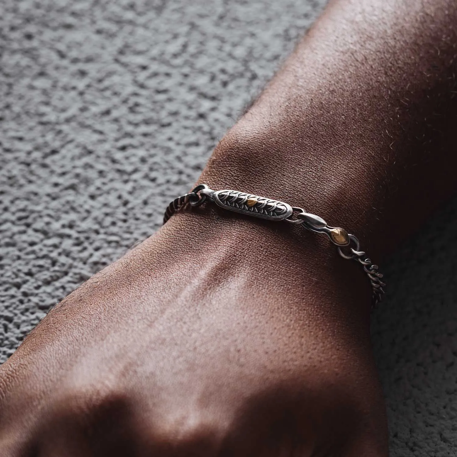 Dragon Scale Cuban Link Bracelet - 4mm