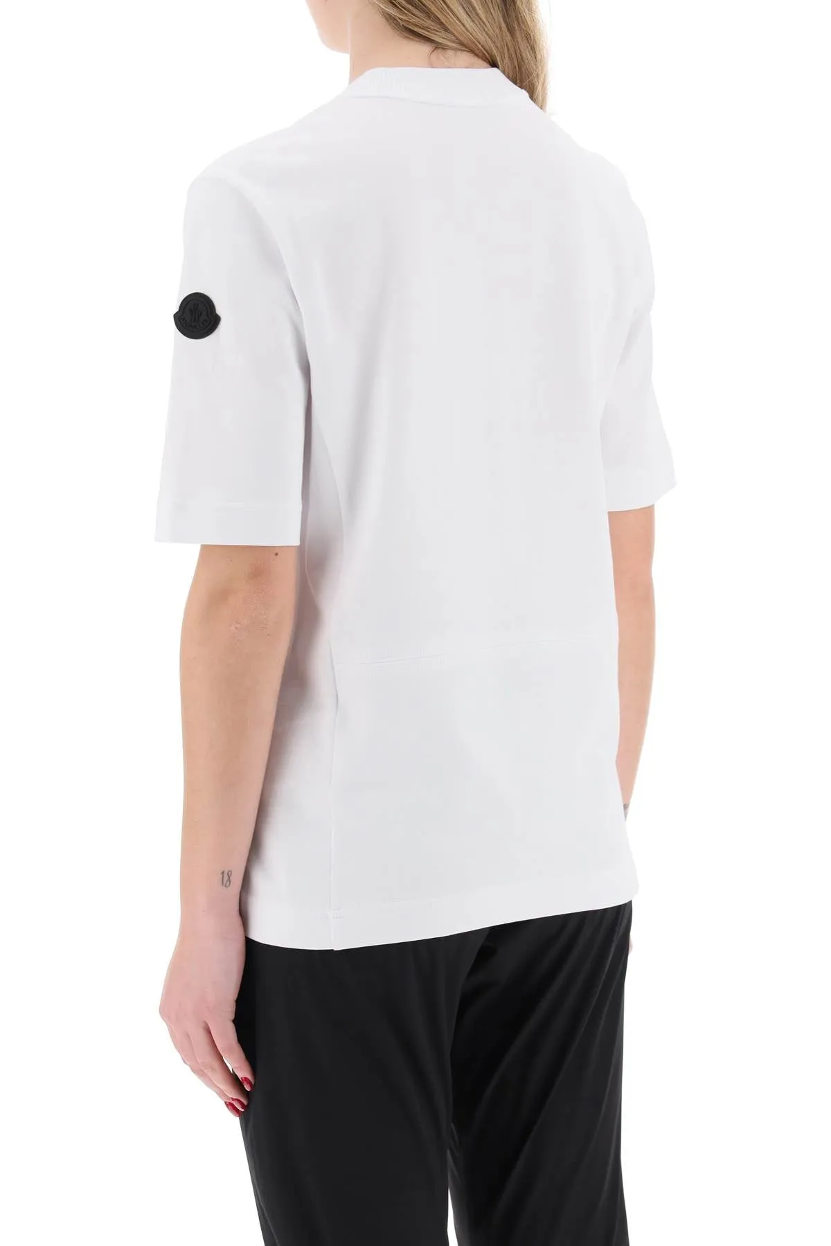 embossed logo t-shirt
