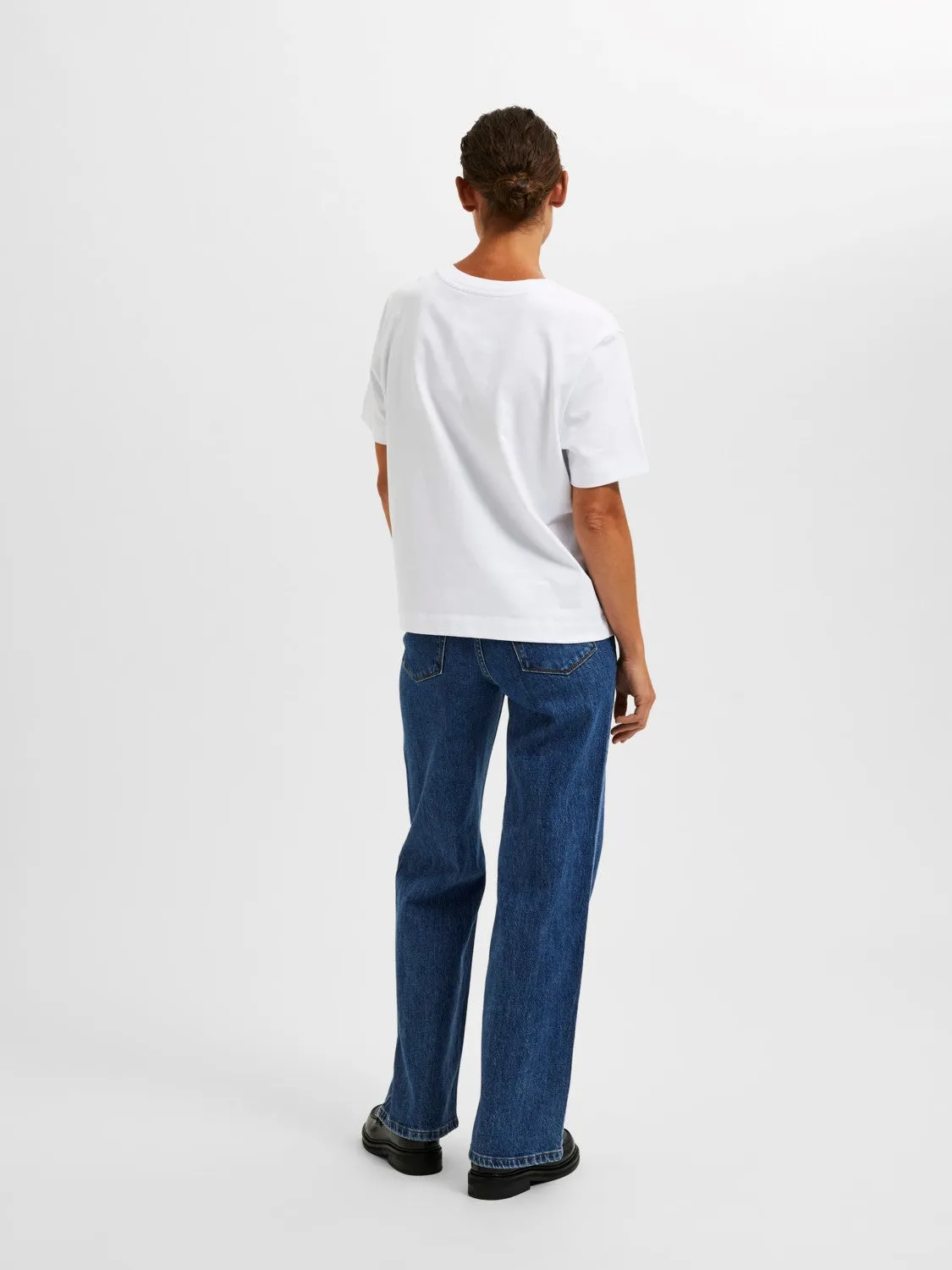 Essential Ss Boxy Tee - Bright White