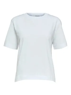 Essential Ss Boxy Tee - Bright White