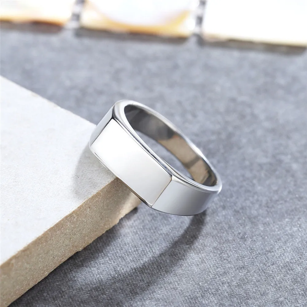 Everyday Genie Titanium Steel Ring in Various Sizes