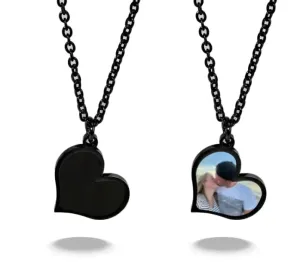 Geo Heart Metal Necklace