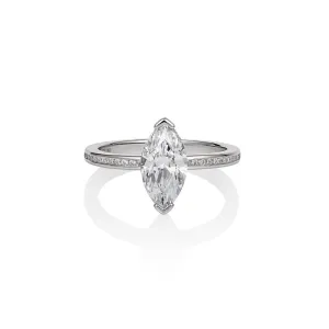 GEORGINI HEIRLOOM FOREVER RING SILVER