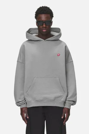 Leono Boxy Hoodie Washed Cool Grey