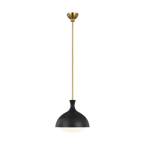 Lucerne 12 in. Pendant Light Black finish