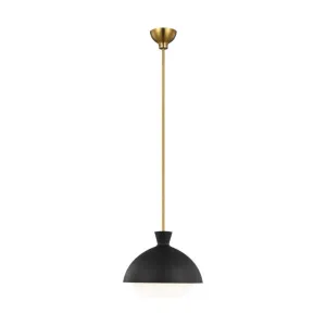 Lucerne 15 in. Pendant Light Black finish