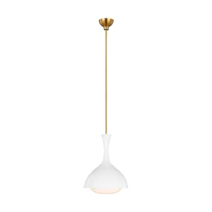 Lucerne 9 in. Pendant Light Matte White finish
