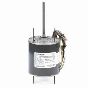 Marathon Condenser Fan Motor, 1075 RPM, 3/4 HP, 208-230 V, 48Y Frame, Totally Enclosed Non Ventilated