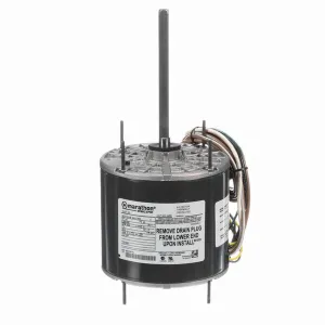 Marathon Condenser Fan Motor, 1625 RPM, 1/3 HP, 208-230 V, 48Y Frame, Totally Enclosed Air Over