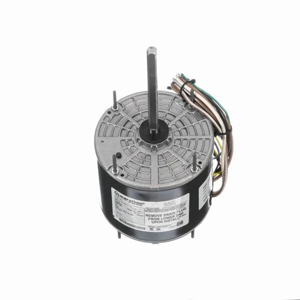 Marathon Condenser Fan Motor, 1625 RPM, 1/3 HP, 208-230 V, 48Y Frame, Totally Enclosed Air Over