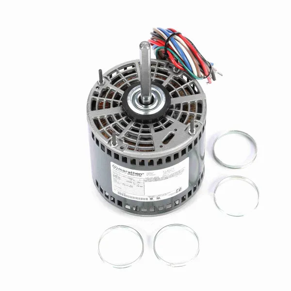 Marathon Direct Drive Motor, 1075 RPM, 3/4 HP, 208-230 V, 48Z Frame, Open Air Over