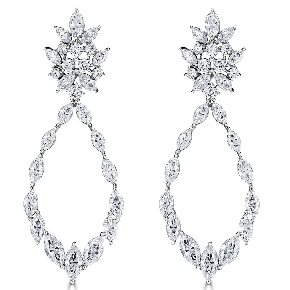 Marquise Statement Earrings